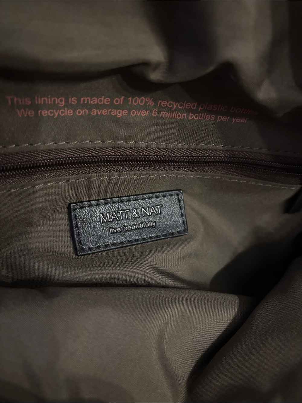 Matt & Nat Black Vegan Leather Belt Bag Crossbody Fanny Pack - Picture 9 of 9